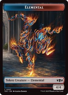 Elemental Token (027) // Monk Token (003)