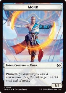 Elemental Token (027) // Monk Token (003)
