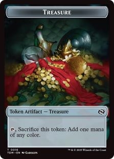 Experience Counter Token (034) // Treasure Token (016)