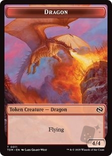 Reliquary Dragon Token (015) // Dragon Token (011)
