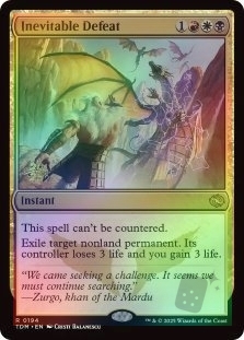 Inevitable Defeat (Tarkir: Dragonstorm Prerelease)