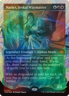 Narset, Jeskai Waymaster (Showcase) (Halo Foil)