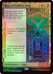 Roar of Endless Song (Tarkir: Dragonstorm Prerelease)