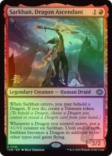Sarkhan, Dragon Ascendant (Tarkir: Dragonstorm Prerelease)