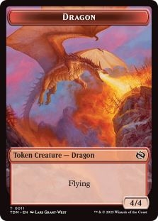 Reliquary Dragon Token (015) // Dragon Token (011)