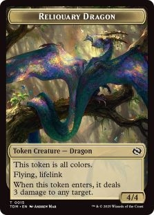 Reliquary Dragon Token (015) // Dragon Token (011)