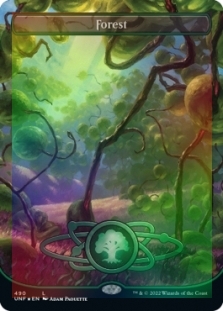Forest (490) (Full Art) (Galaxy Foil)