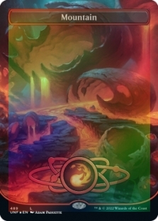 Mountain (489) (Full Art) (Galaxy Foil)