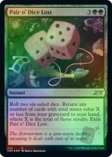 Pair o' Dice Lost (Galaxy Foil)
