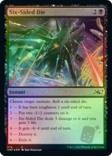 Six-Sided Die (Galaxy Foil)