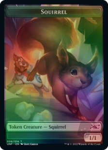 Squirrel Token (8/14) // Food Token (10/14)