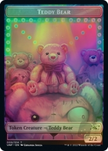 Teddy Bear Token (9/14) // Food Token (10/14)