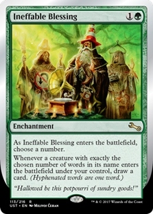 Ineffable Blessing (F 'number')