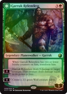 Garruk Relentless // Garruk, the Veil-Cursed