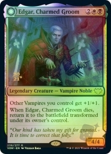 Edgar, Charmed Groom (Innistrad: Crimson Vow Prerelease) // Edgar Markov's Coffin (Innistrad: Crimson Vow Prerelease)