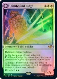 Faithbound Judge (Innistrad: Crimson Vow Prerelease) // Sinner's Judgement (Innistrad: Crimson Vow Prerelease)