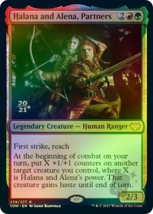 Halana and Alena, Partners (Innistrad: Crimson Vow Prerelease)