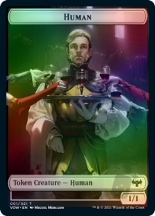 Human Token (1/21) // Zombie Token (5/21)