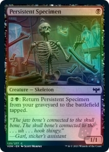 Persistent Specimen