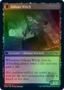 Ragged Recluse // Odious Witch