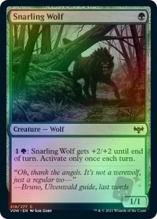 Snarling Wolf