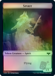 Human Token (1/21) // Spirit Token (2/21)