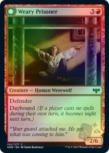 Weary Prisoner // Wrathful Jailbreaker