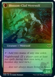Weaver of Blossoms // Blossom-Clad Werewolf