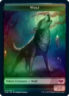 Human Token (1/21) // Wolf Token (14/21)