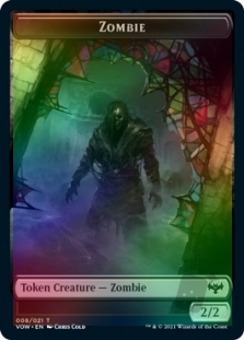 Zombie Token (8/21) // Human Token (10/21)
