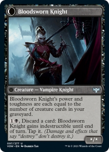 Bloodsworn Squire // Bloodsworn Knight
