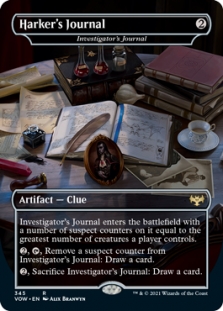 Harker's Journal (Investigator's Journal)(Dracula Series)