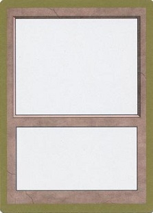 Blank Card (Random Tournament)