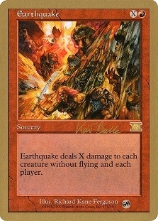 Earthquake (6th Edition) (Random Signature)