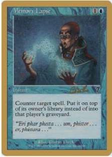Memory Lapse (7th Edition)