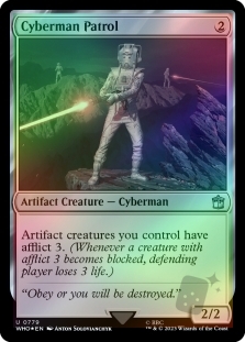 Cyberman Patrol (Surge Foil)