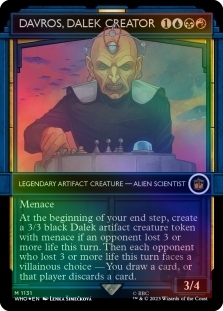 Davros, Dalek Creator (Showcase)(Surge Foil)