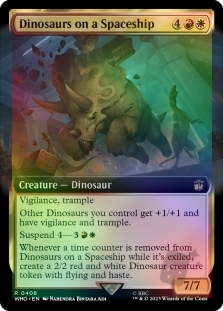 Dinosaurs on a Spaceship (Extended Art)