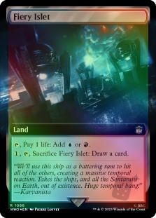 Fiery Islet (Extended Art)(Surge Foil)