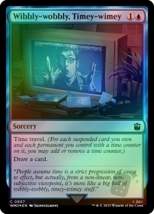 Wibbly-wobbly, Timey-wimey (Surge Foil)